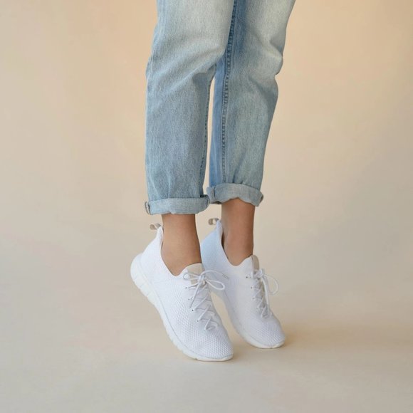 Nisolo Shoes - 🆕 NISOLO Athleisure Eco-Knit Sneakers Shoes White 9.5